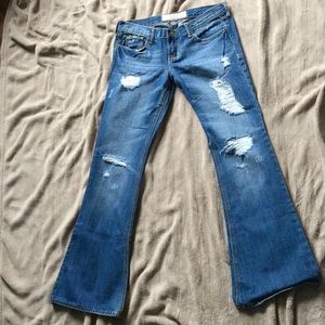 Hollister Jeans Size 26 Destressed